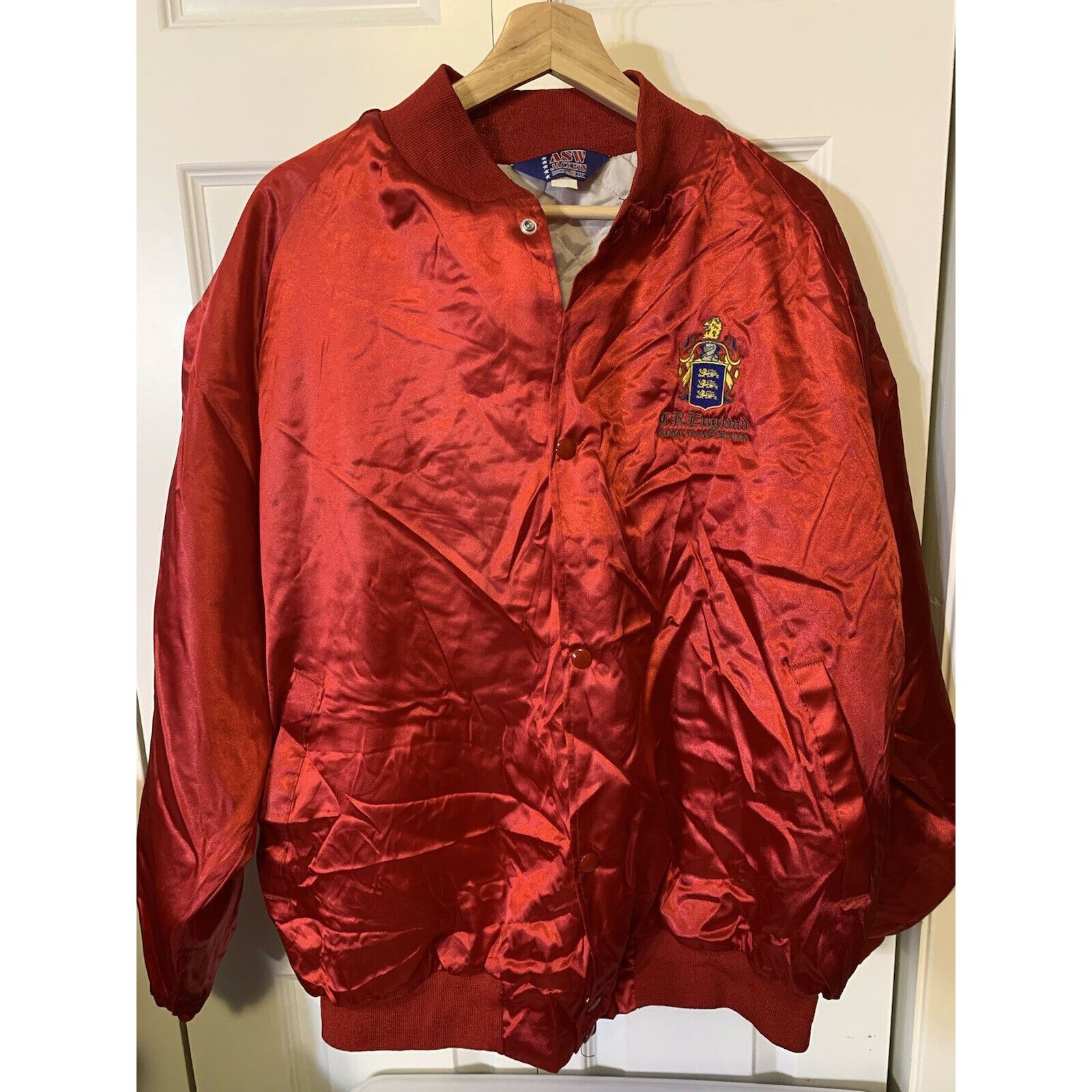 Vintage C.R. England Freight Global Transportation Satin Trucker Jac Size US XL / EU 56 / 4 - 3 Thumbnail