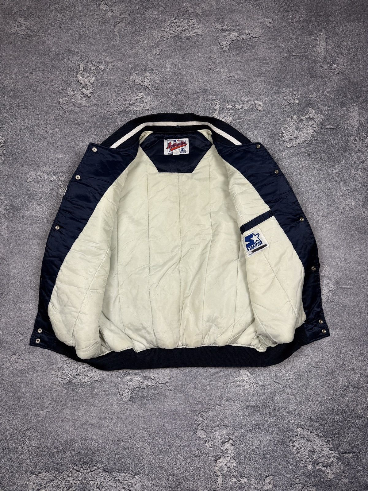 Majestic × Vintage Vintage 90’s Majestic New York Yankees Bomber Jacket Size US XL / EU 56 / 4 - 8 Thumbnail