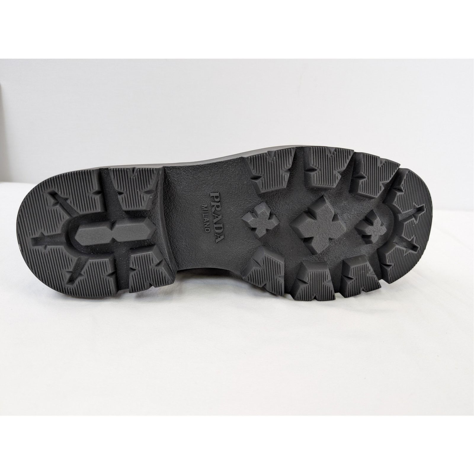 Prada o1rshd1 Monolith brushed leather and Re-Nylon boots in Black Size US 10.5 / EU 43-44 - 14 Thumbnail