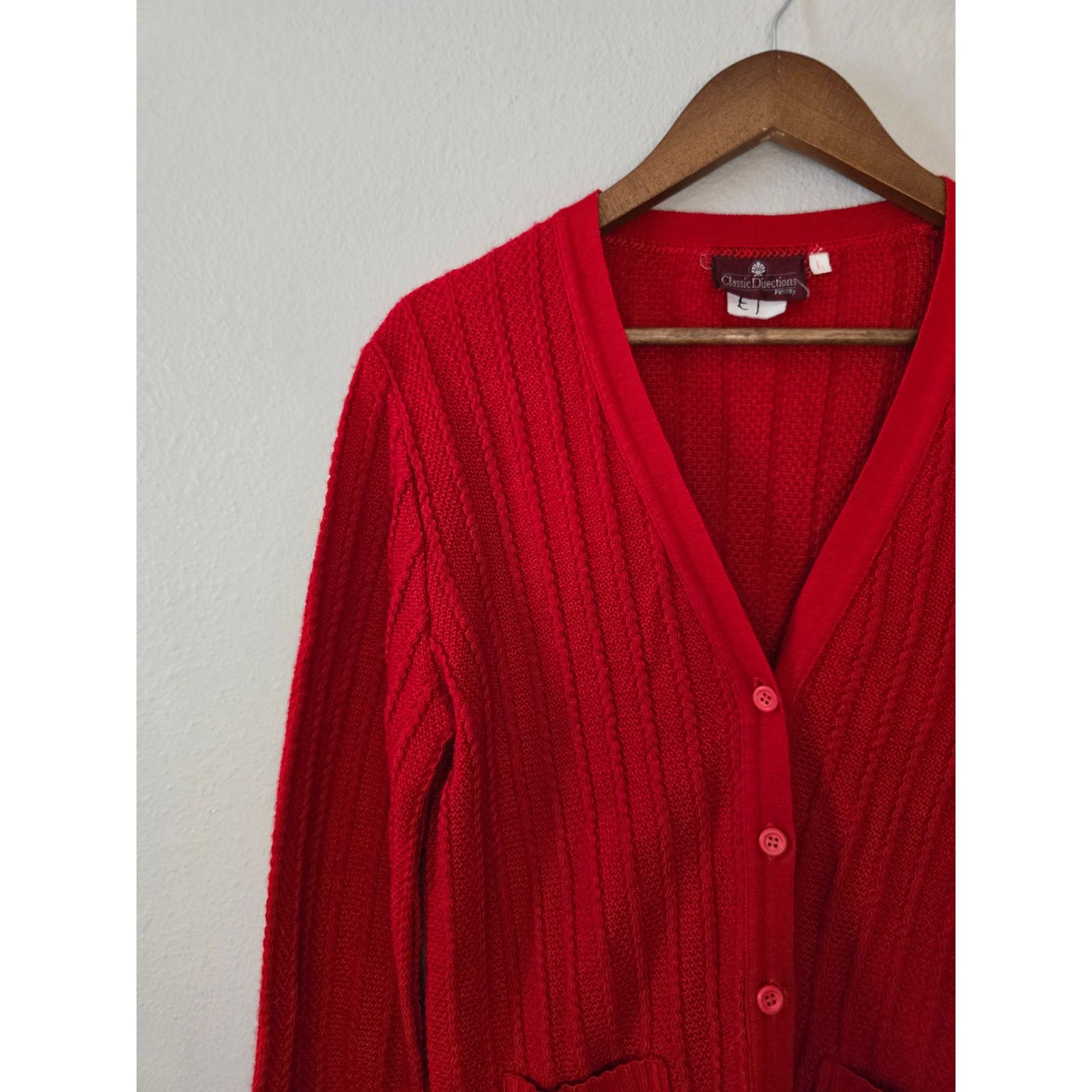 Vintage Vintage Classic Direction Sweater JC Penney Large Cardigan Size L / US 10 / IT 46 - 4 Thumbnail