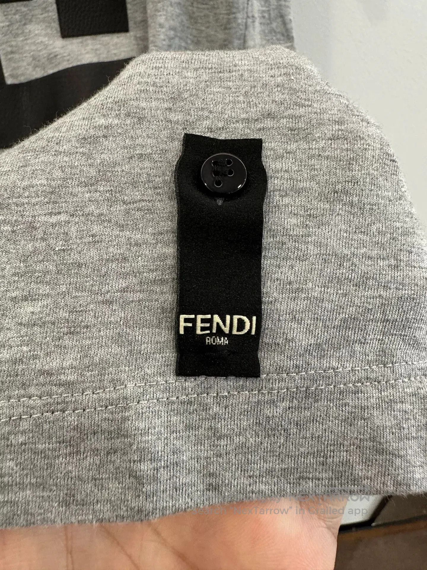 Japanese Brand Fendi Double F Monster Logo Men's Tee. Size US S / EU 44-46 / 1 - 5 Thumbnail