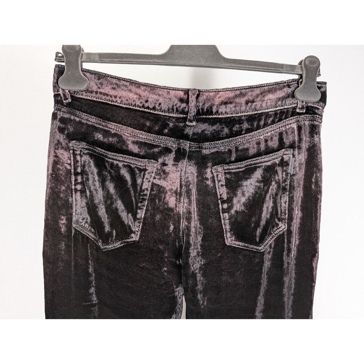 Saint Laurent Paris o1rshd1 Skinny 5 Pockets Pants Devore Pelo Black Light Beach Size US 30 / EU 46 - 14 Thumbnail