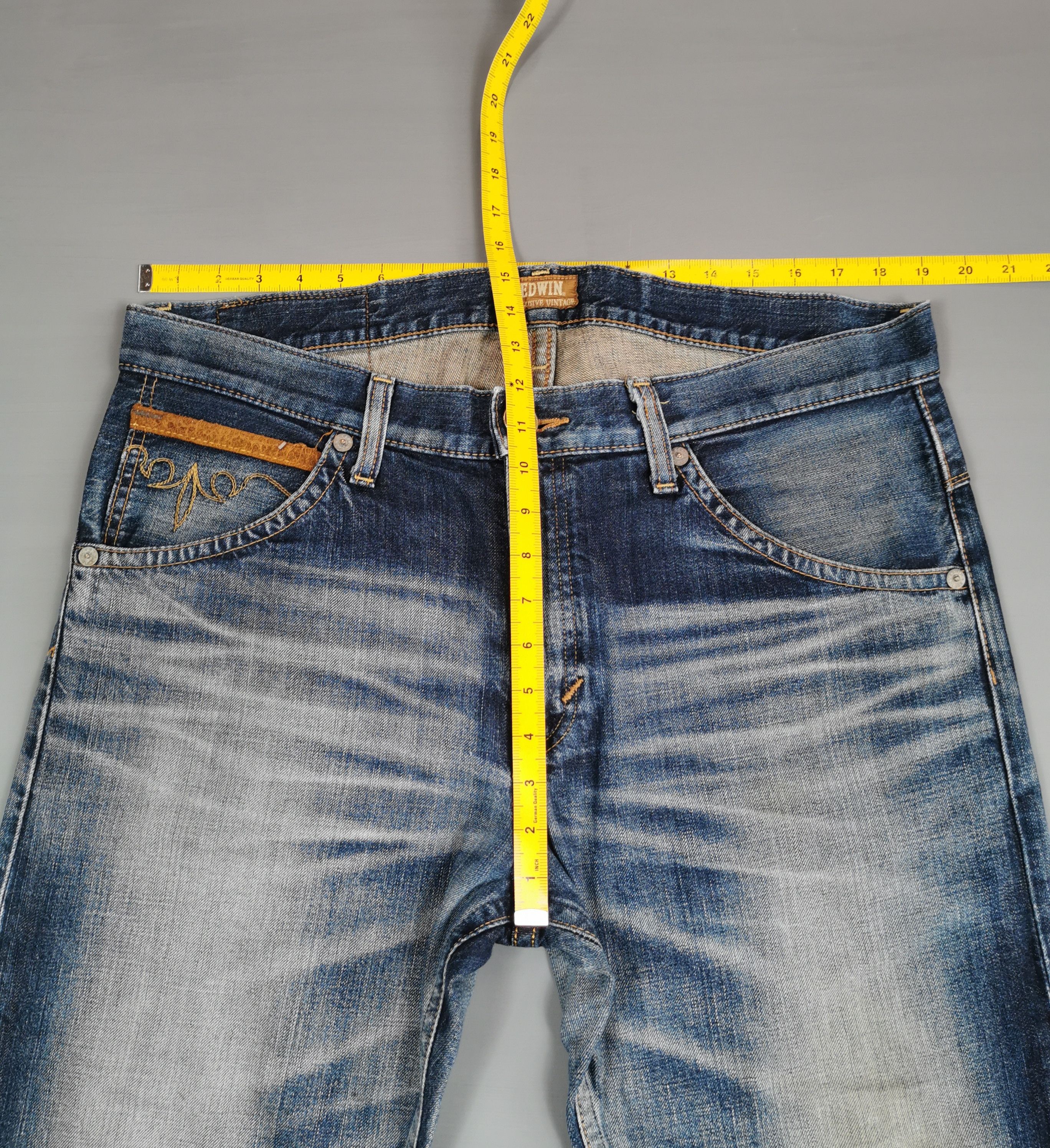 Edwin Vintage Edwin Japanese Distressed Denim Size US 38 / EU 54 - 7 Thumbnail