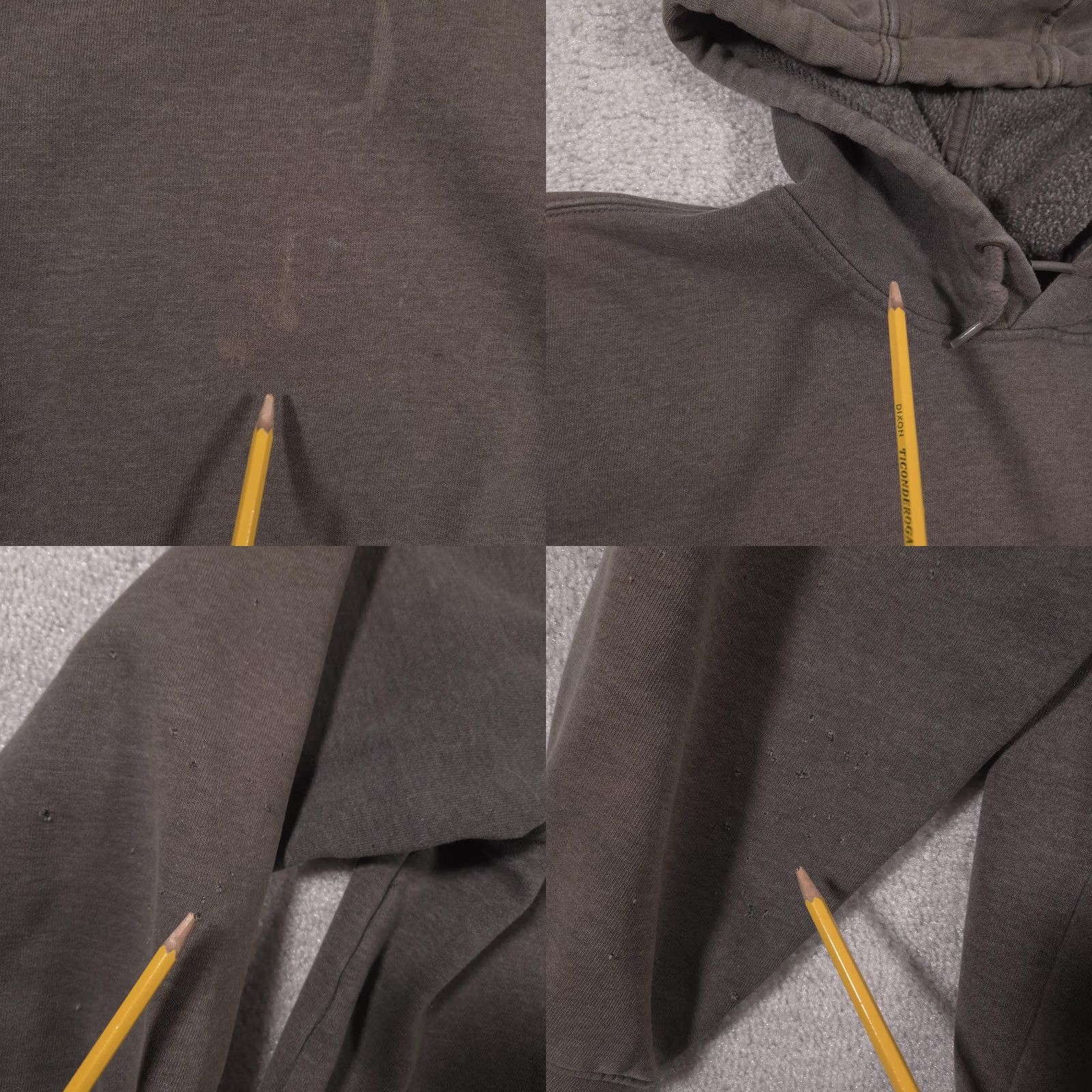 Carhartt VINTAGE Carhartt Sweatshirt Hoodie Mens 2XL Gray Original Fit Sleeve Logo Workwear Pullover Hooded Pockets Lined Graphic Print Size US XXL / EU 58 / 5 - 8 Thumbnail