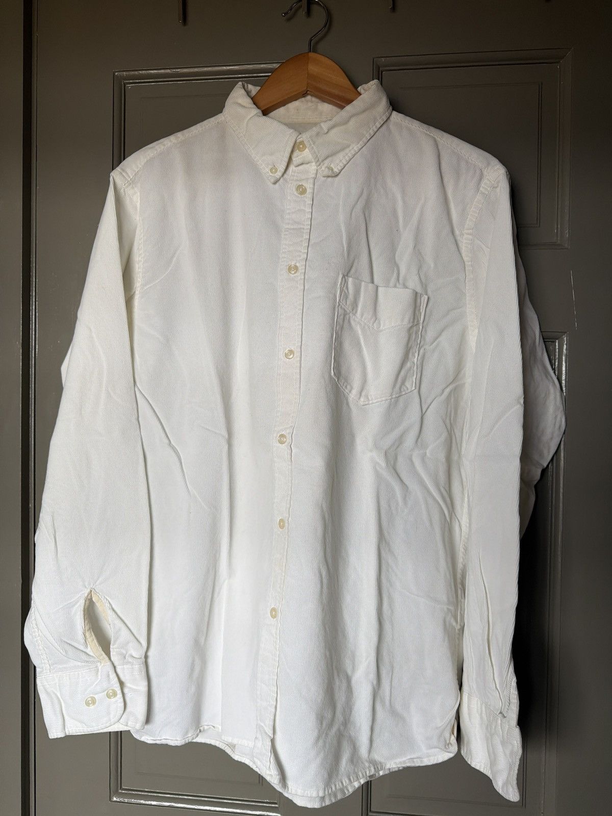 Universal Works Universal Works Corduroy Button Down Collar Size US XL / EU 56 / 4 - 1 Thumbnail