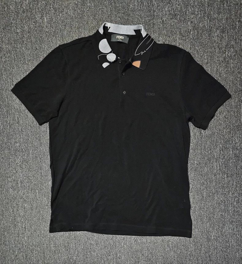 Fendi FENDI Men's POLO T-shirt short sleeves Size US XL / EU 56 / 4 - 1 Thumbnail