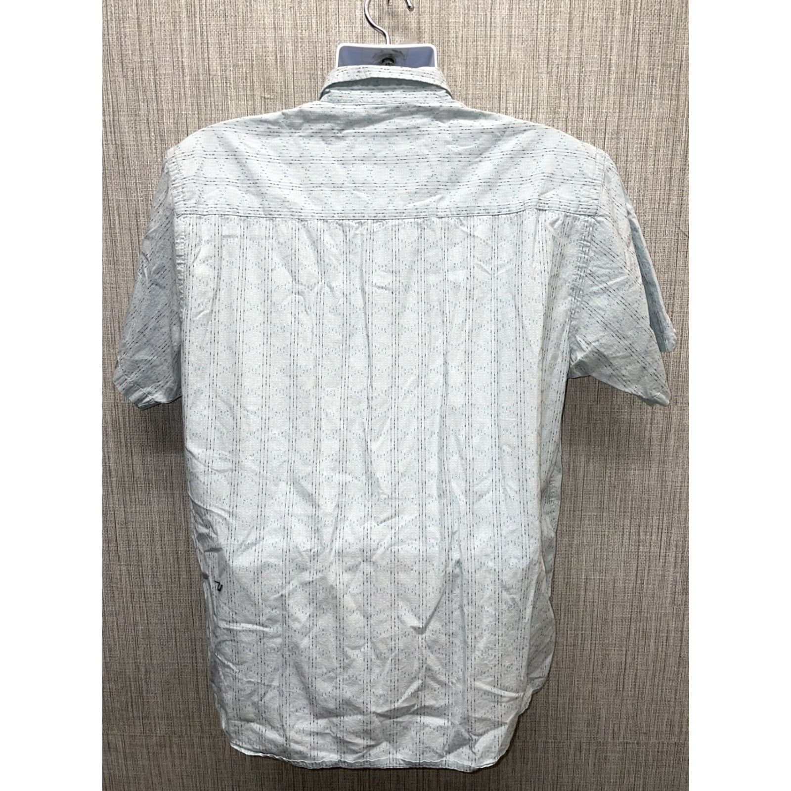 Prana PrAna Button-Down Shirt Mens XL Light Blue Short Sleeve Size US XL / EU 56 / 4 - 5 Thumbnail