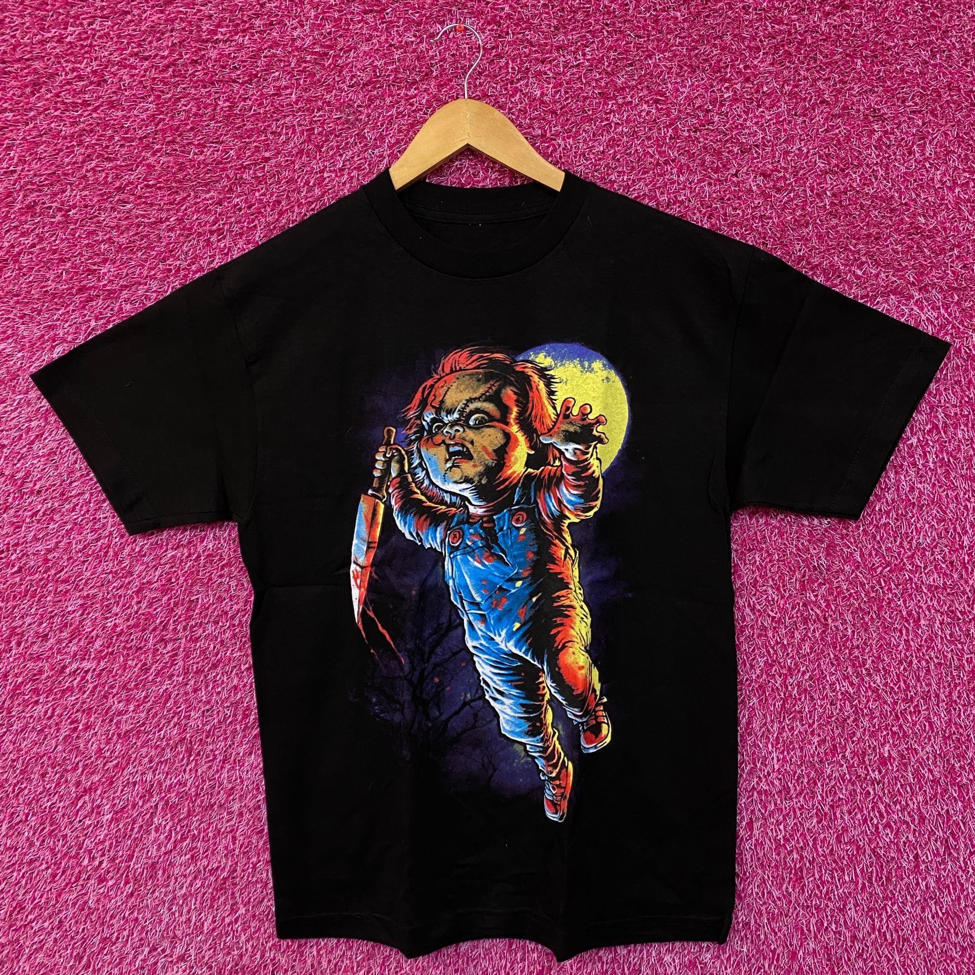 Other Chucky Full Moon Neon Tshirt size medium Size US M / EU 48-50 / 2 - 1 Thumbnail
