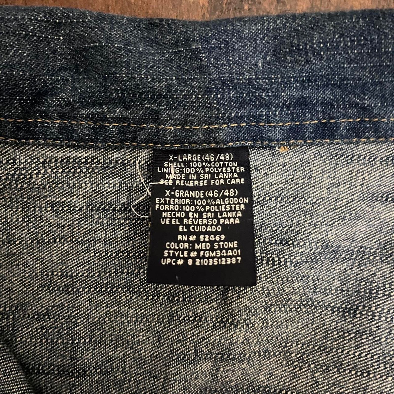 Other Vintage 90’s Denim Jacket Size US XL / EU 56 / 4 - 2 Thumbnail