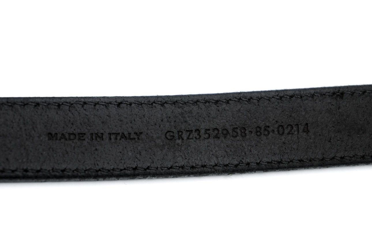 Saint Laurent Paris SAINT LAURENT By HEDI SLIMANE S/S 2014 Western Black Belt 85 Size 32 - 12 Thumbnail