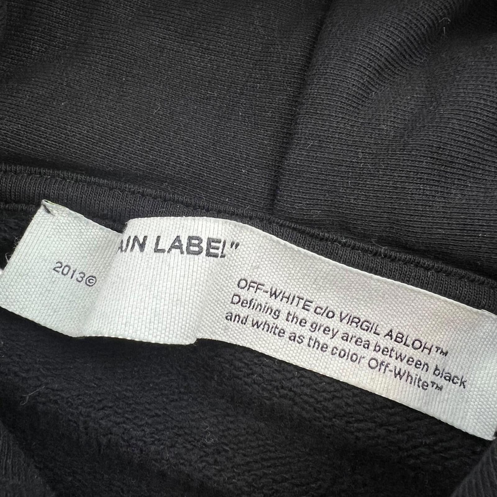 Off-White Off-White Tape Arrows Black Hoodie Size US L / EU 52-54 / 3 - 5 Thumbnail