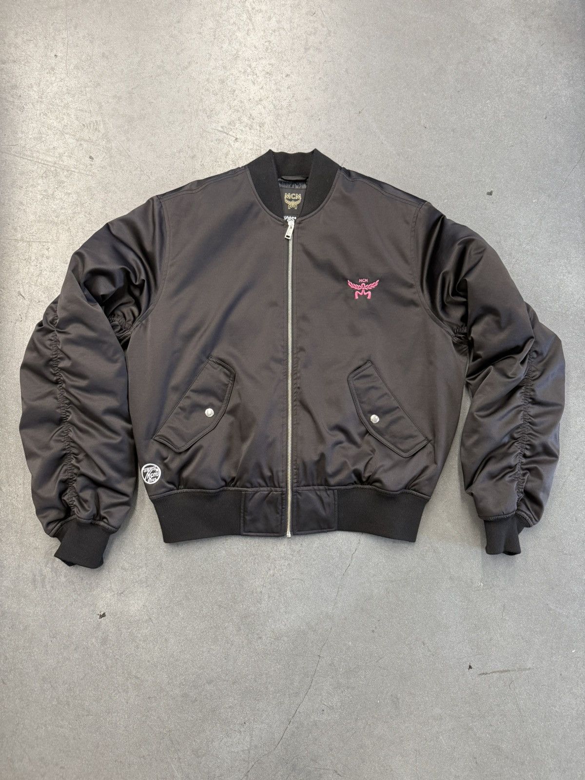 MCM MCM Snipes Miami Palm Bomber Jacket Black Size US L / EU 52-54 / 3 - 3 Thumbnail