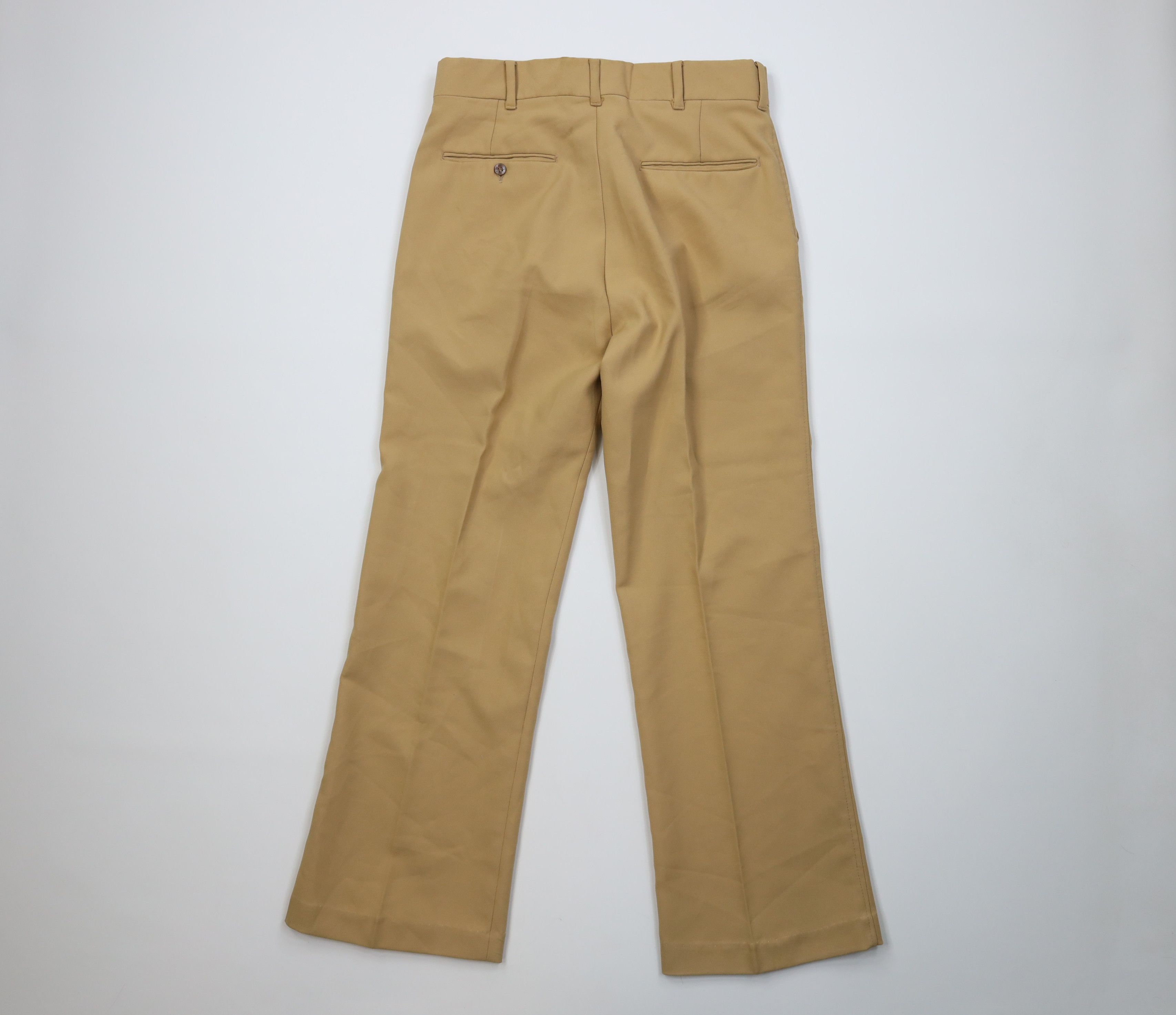 Vintage Vintage 60s 70s Wide Leg Bell Bottoms Pants Wheat Brown USA Size US 32 / EU 48 - 10 Thumbnail