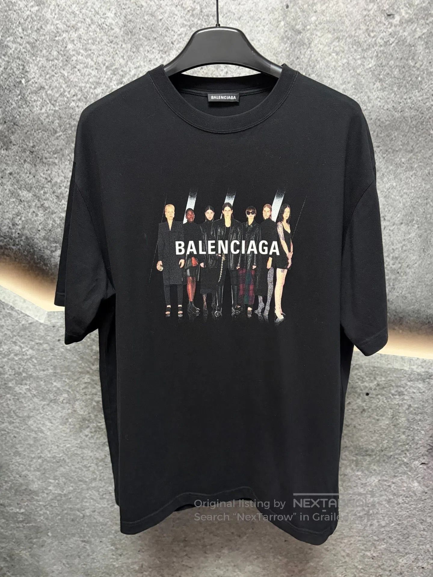 Balenciaga Balenciaga Band Portrait Short-Sleeve Tee. Size US M / EU 48-50 / 2 - 1 Thumbnail
