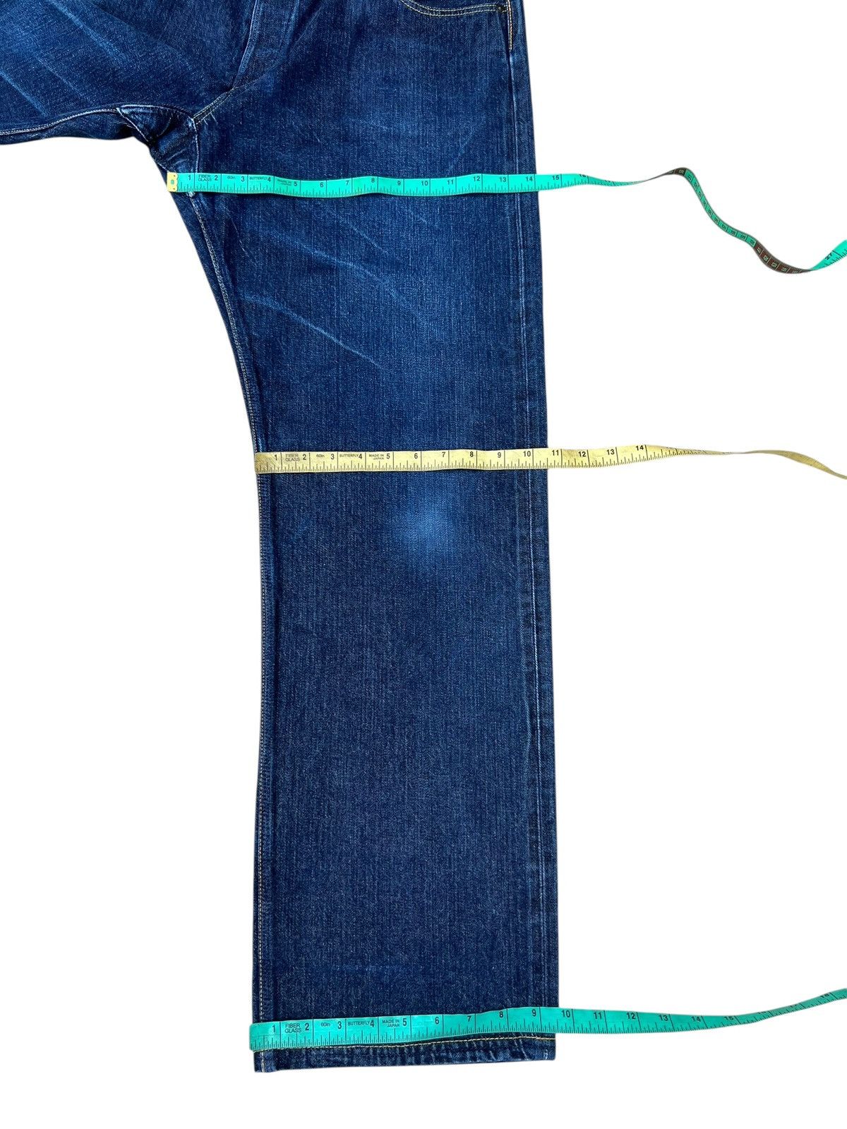 WEST RIDE West Ride Cycle Togs Japan Fade Blue Denim Selvedge Jeans Size US 38 / EU 54 - 5 Thumbnail