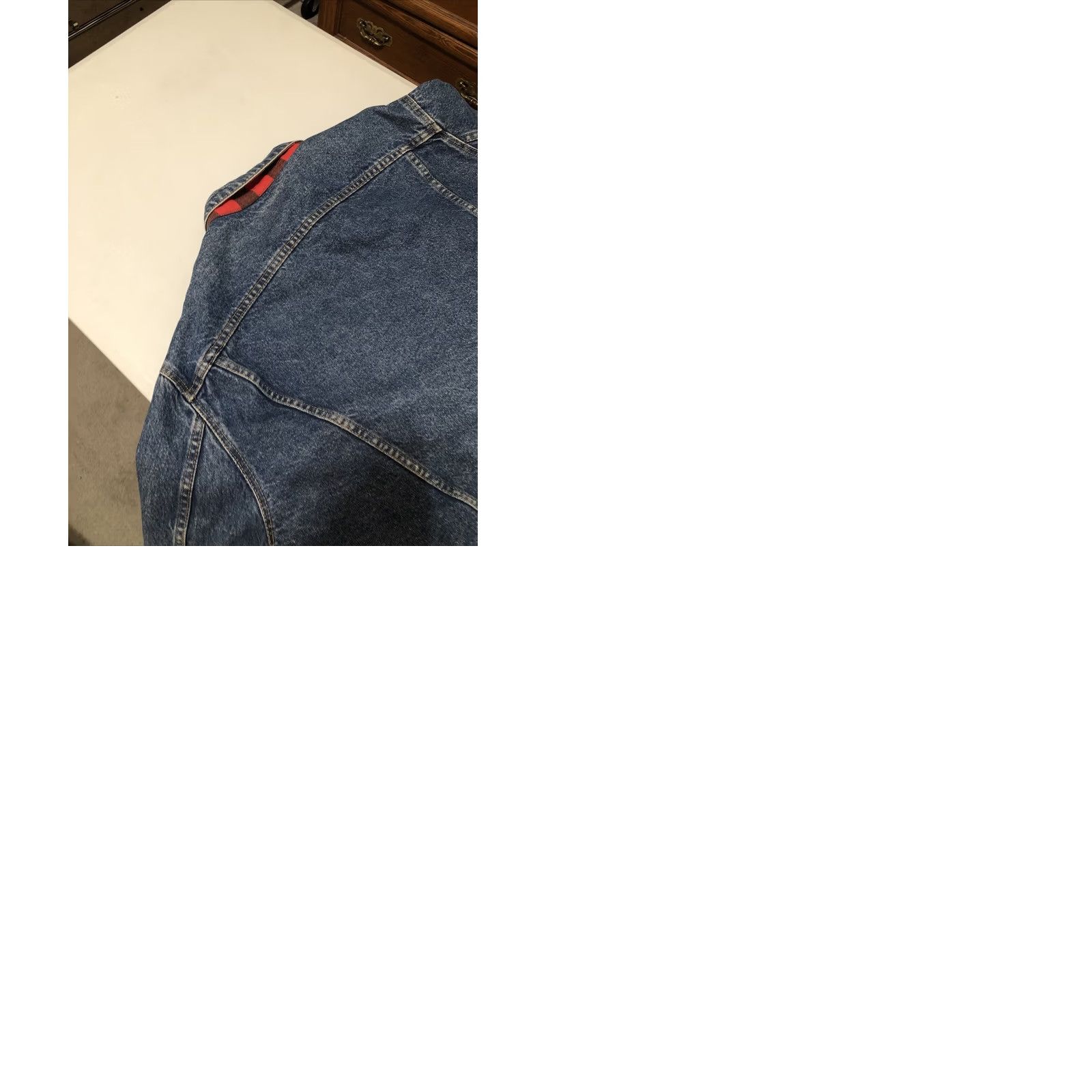 Levi's VINTAGE Levi's Trucker Denim Jacket 70411 0816 Flannel Lined Mens 44 Blue 80s USA Jacket Mens 44 Levi's Trucker 80s USA Blue Jacket Size US S / EU 44-46 / 1 - 9 Thumbnail