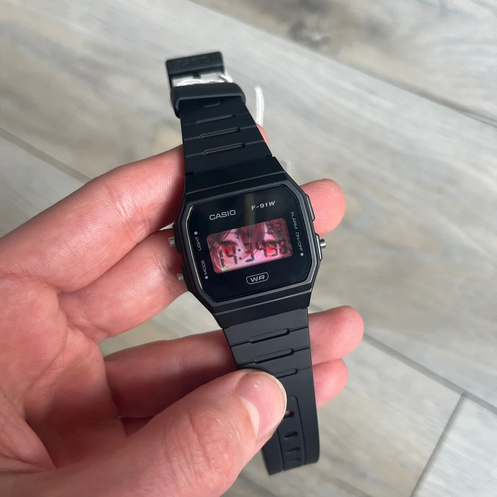 Casio Casio F-91W "Crimson Eyes" Black Digital Watch Size ONE SIZE - 2 Thumbnail
