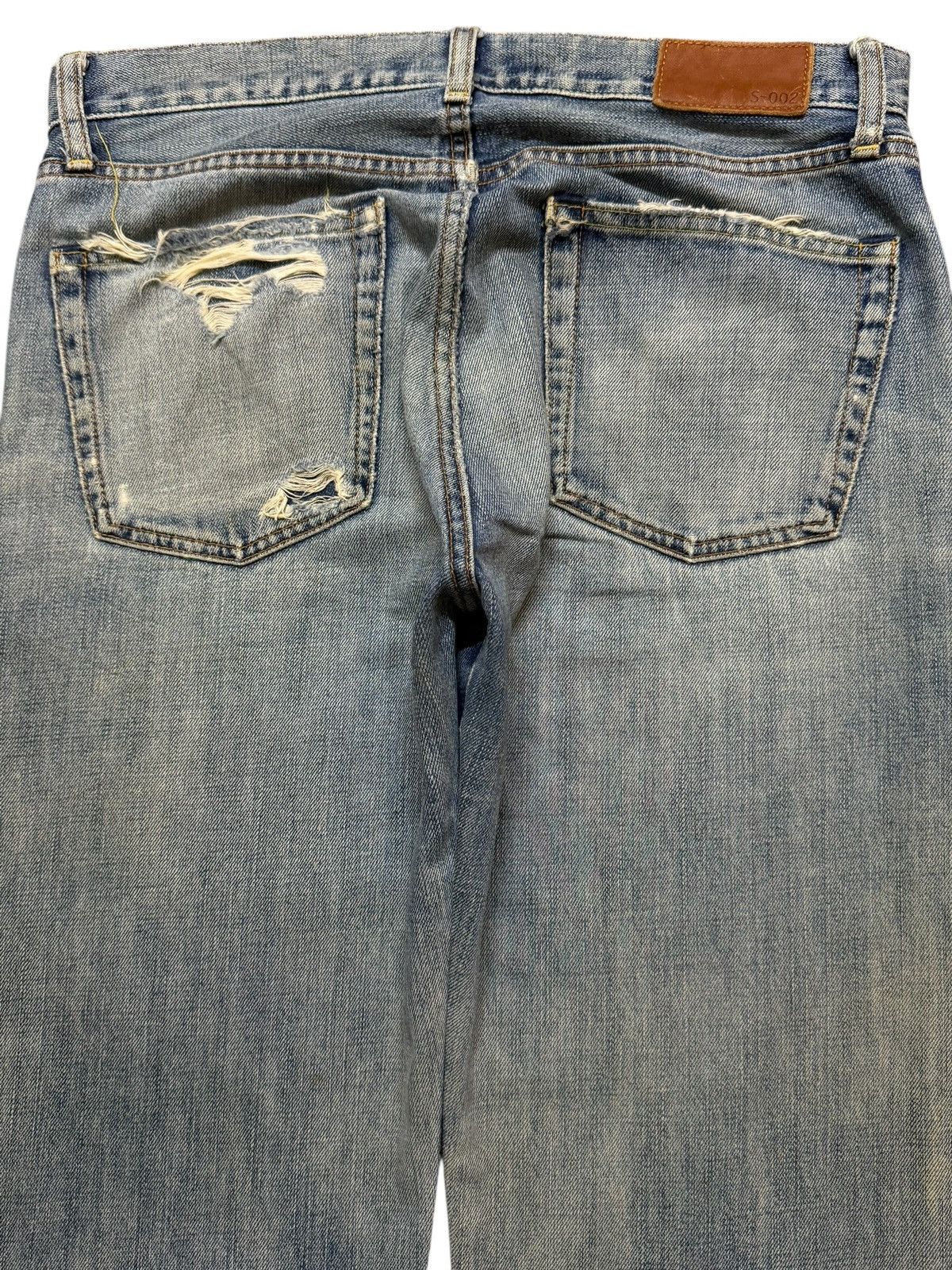 Uniqlo Vintage Y2K Japanese Uniqlo Mud Wash Faded Distressed Loose Size US 32 / EU 48 - 5 Thumbnail