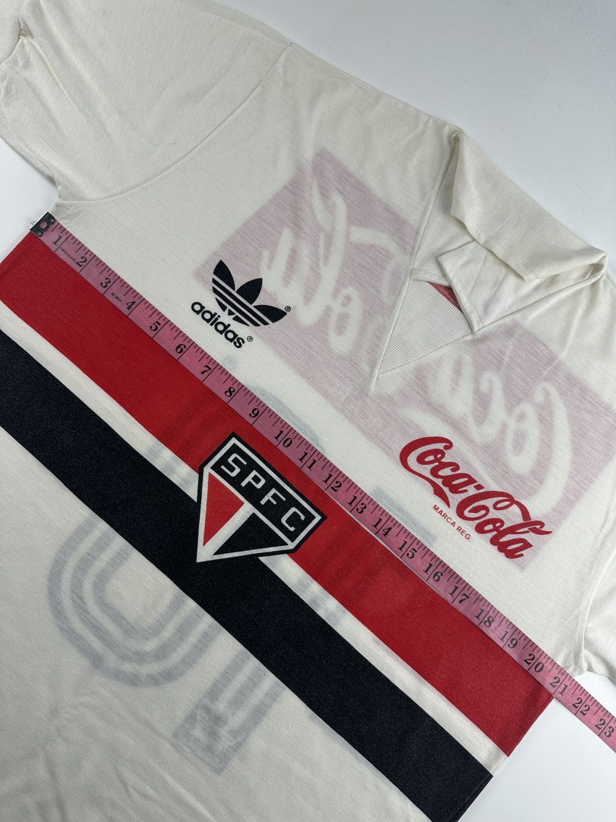 Adidas × Vintage VINTAGE 1989 SAO PAULO HOME SPFC BRAZIL SOCCER JERSEY Size US L / EU 52-54 / 3 - 21 Thumbnail
