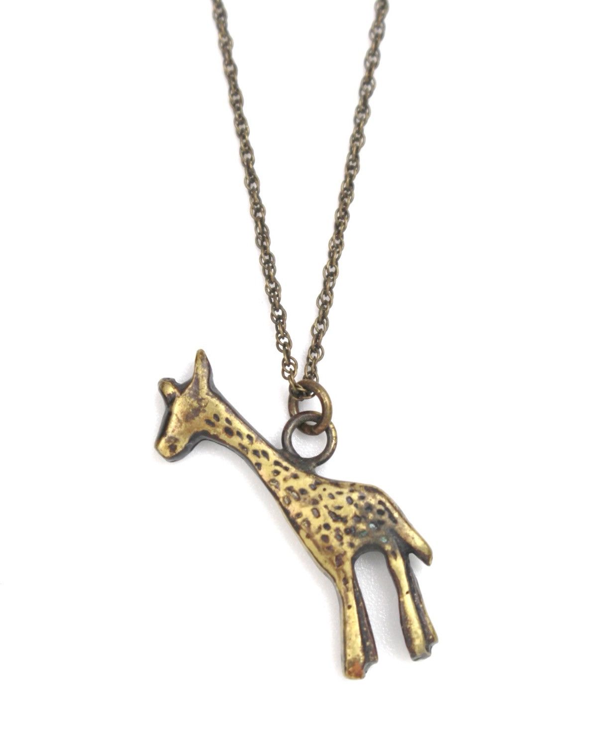 Hysteric Glamour 2000S JAPANESE MADE BRONZE GIRAFFE TOTEM NECKLACE Size ONE SIZE - 3 Thumbnail