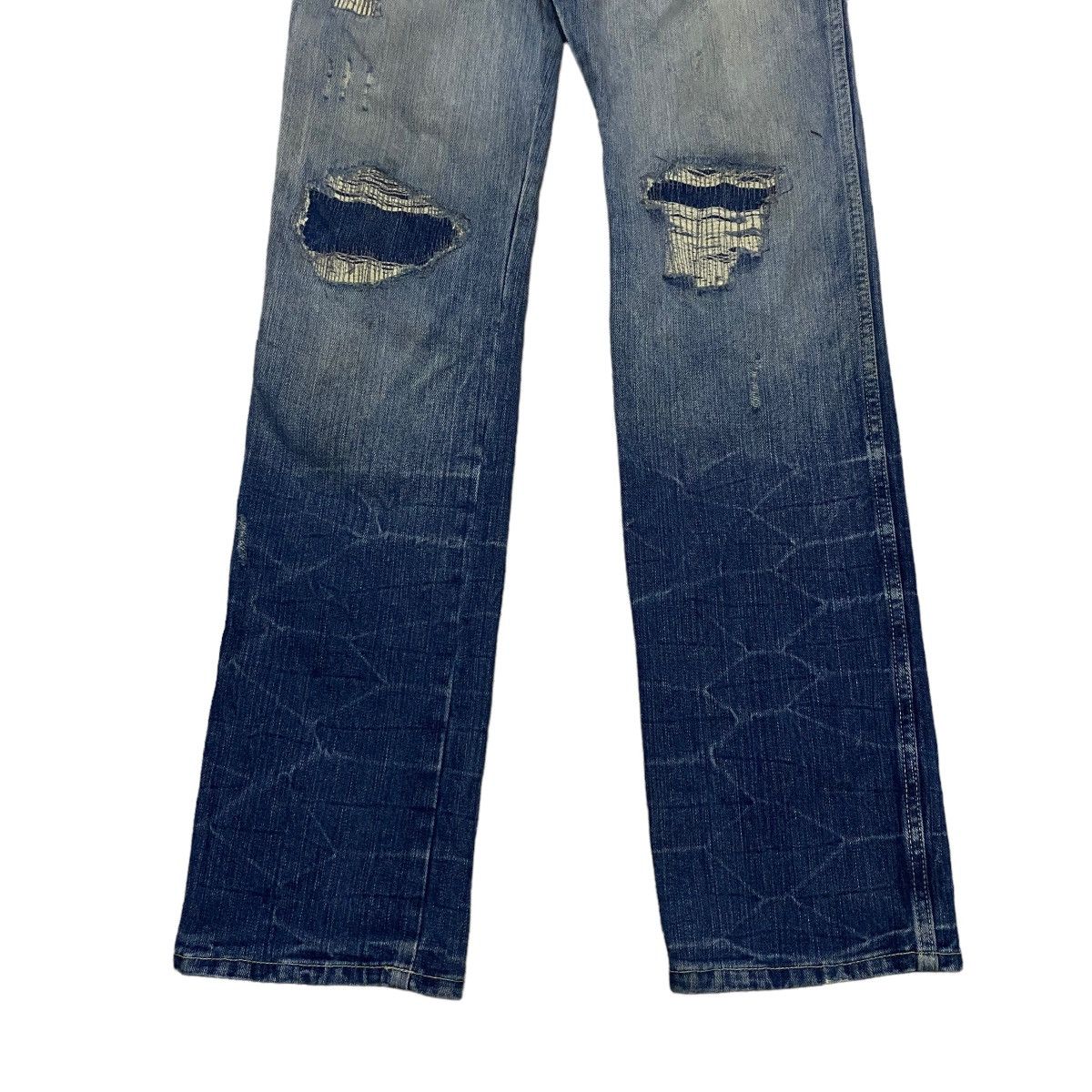 If Six Was Nine × Japanese Brand Very Rare Design Vintage Brand Icon Distressed Jeans 2000s Size US 31 - 5 Thumbnail
