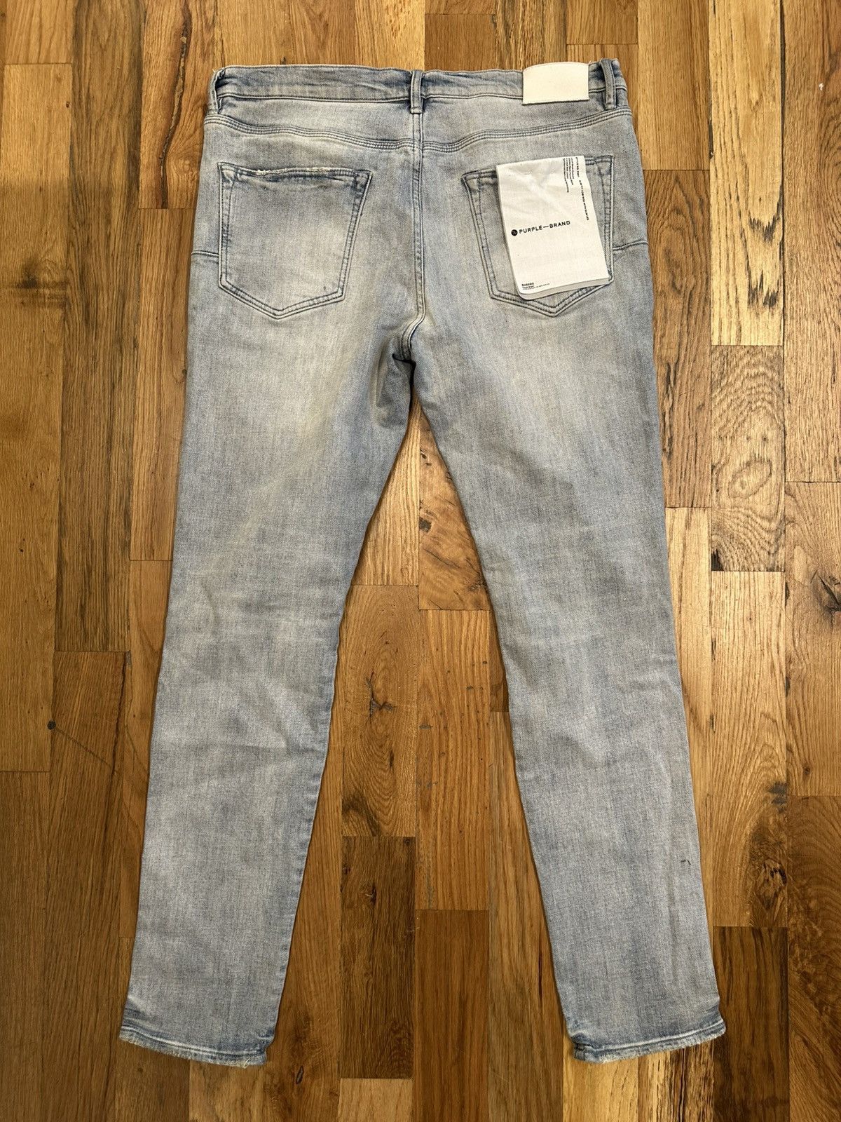 Purple Brand Purple Brand Red Stitch Blue Denim Jeans Size 36 Size US 36 / EU 52 - 2 Thumbnail