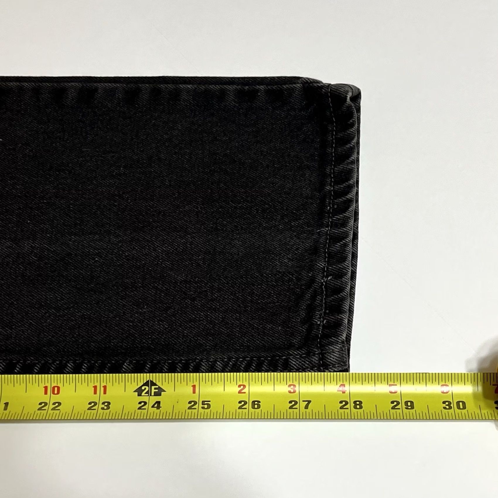 Levi's VINTAGE Levi's 512 Jeans Women 6 Reg Slim Straight Black USA 90s 28in Inseam Denim 100% Cotton Size 28" / US 6 / IT 42 - 6 Thumbnail
