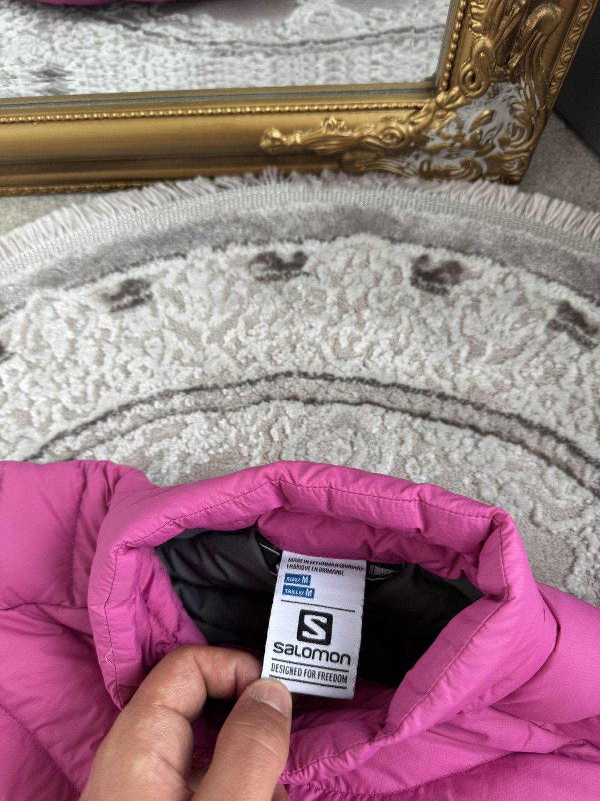 Salomon Salomon Pertex Mickrolight Down Puffer Jacket Outdoor Ski Size M / US 6-8 / IT 42-44 - 4 Thumbnail