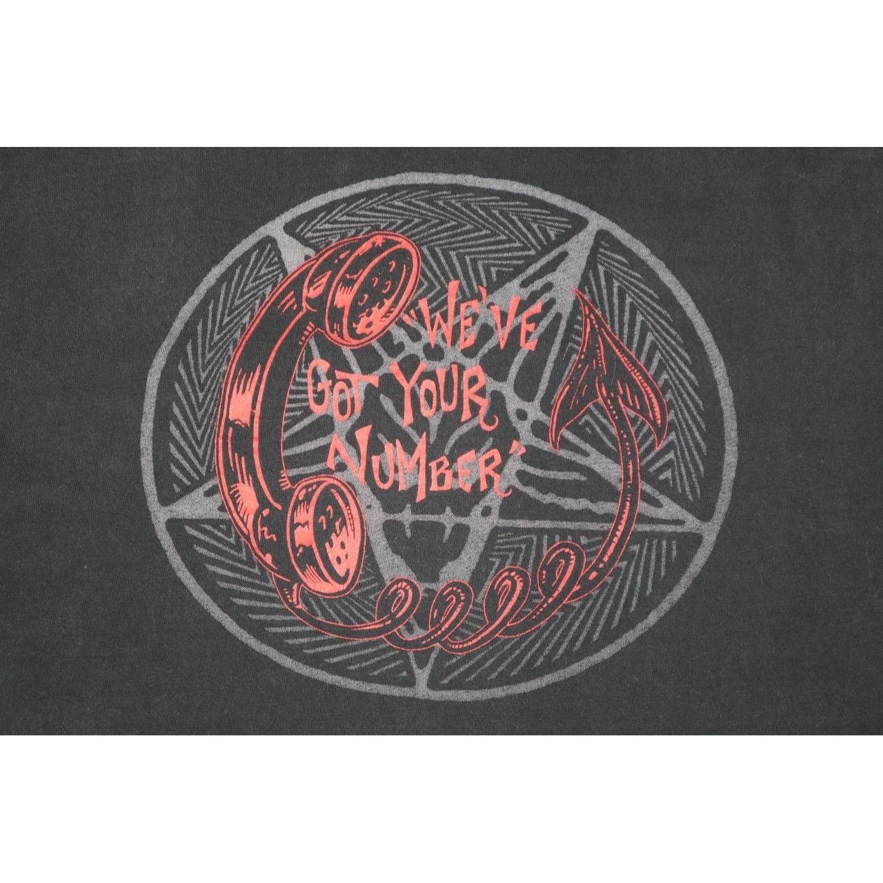 Fruit Of The Loom Vintage 90s The Electric Hellfire Club T-Shirt Black Size XL Size US XL / EU 56 / 4 - 5 Thumbnail