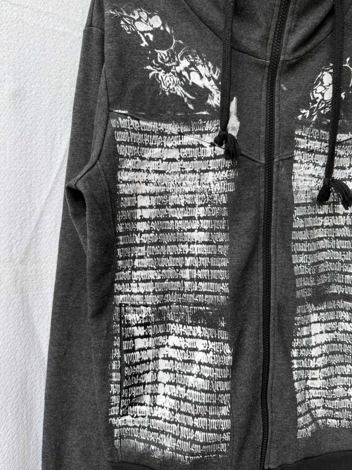 Japanese Brand double layer zip hoodie poem skull ifsixwasnine style Size US L / EU 52-54 / 3 - 4 Thumbnail