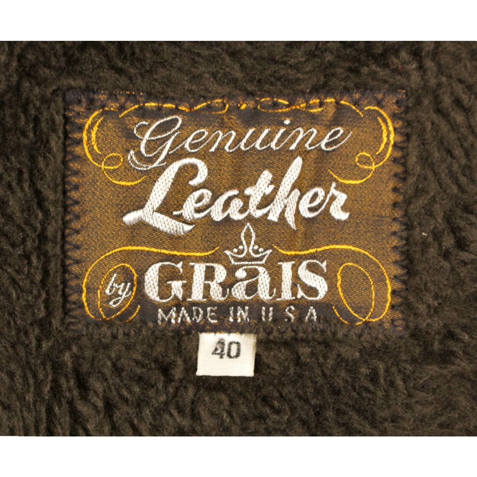 Vintage VINTAGE Grais 70s Leather Jacket Shirt Mens Brown Disco Coat Size 40 1970s Size US XXS / EU 40 - 5 Thumbnail
