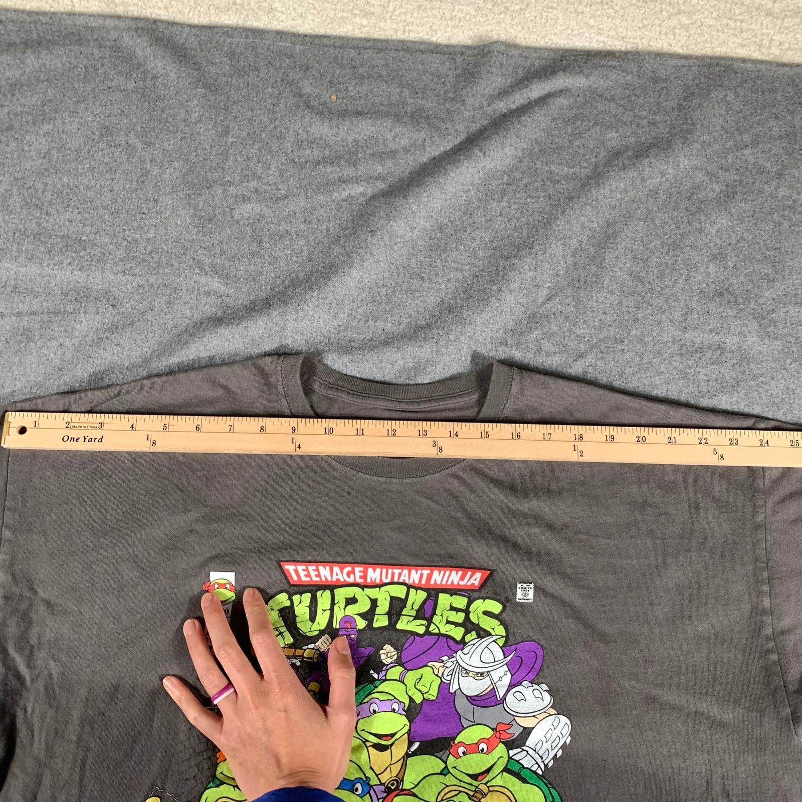 Other Ninja Turtles Womens XL Gray Short Sleeve Crew Neck Size XL / US 12-14 / IT 48-50 - 5 Thumbnail