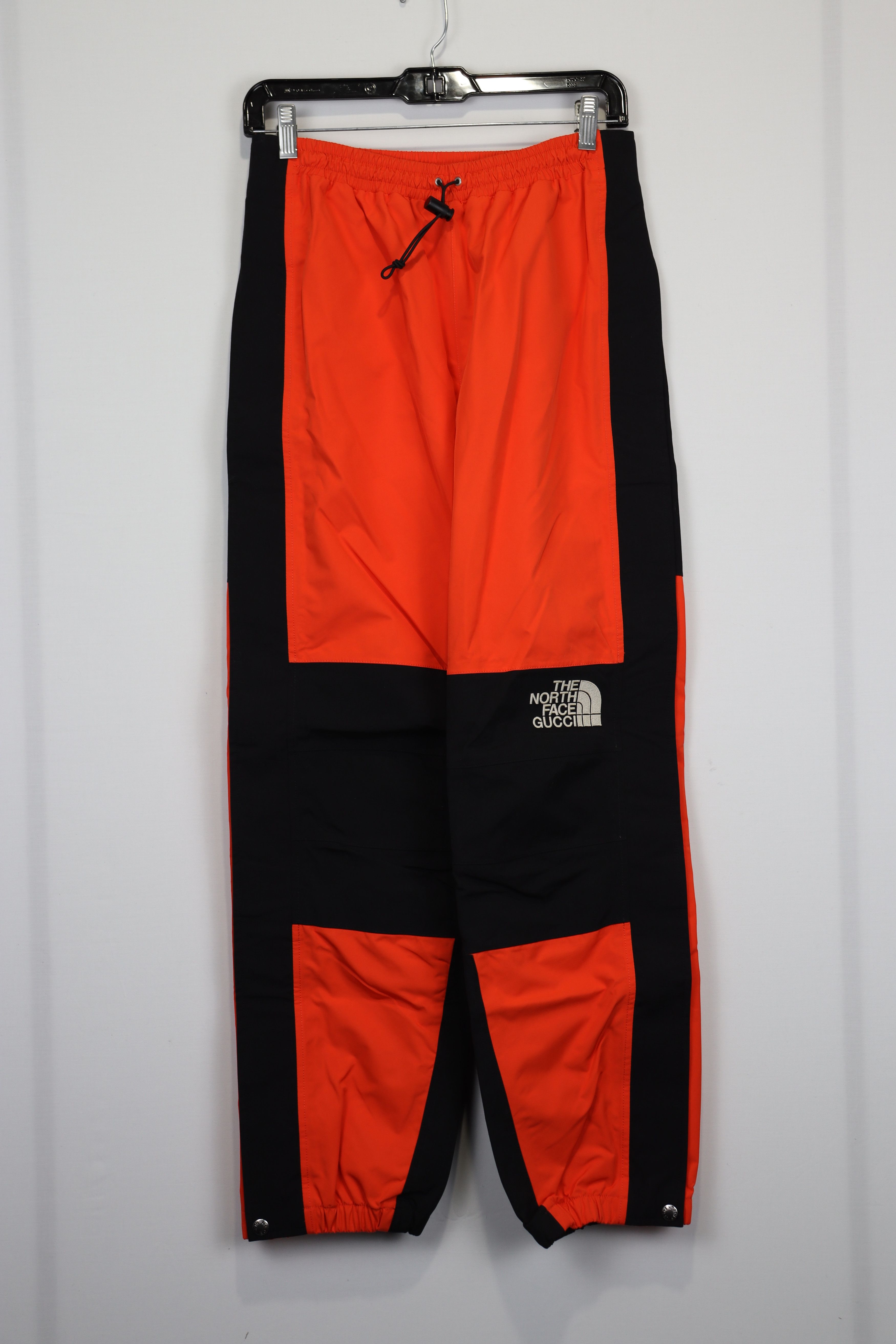 image of Gucci x The North Face O1Rshd Logo Jogger / Sweatpants In Orange / Red / Black in Orange/Red/Black,