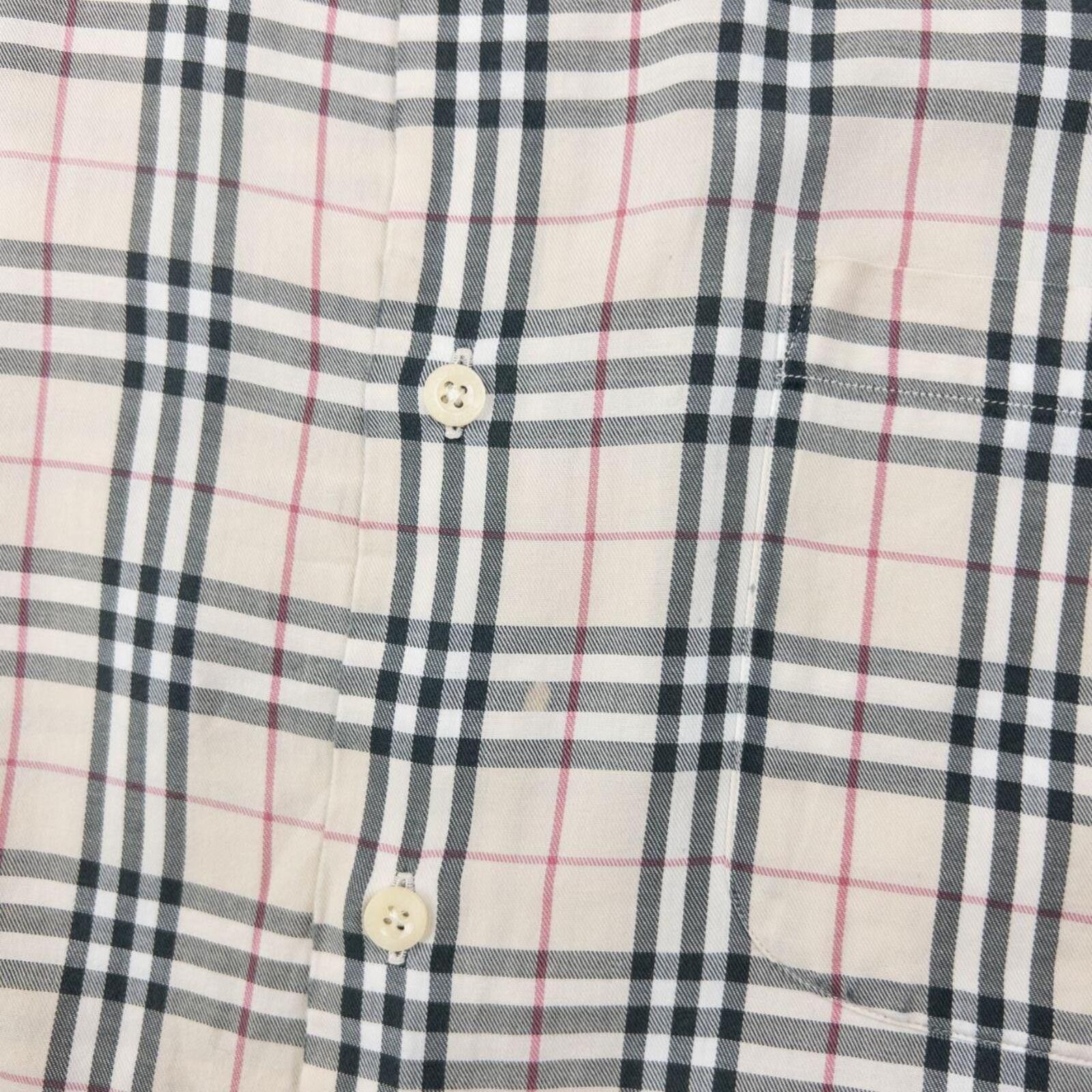 Burberry Vintage Burberry Nova Check Short Sleeve Button Up Shirt L Size US L / EU 52-54 / 3 - 4 Thumbnail
