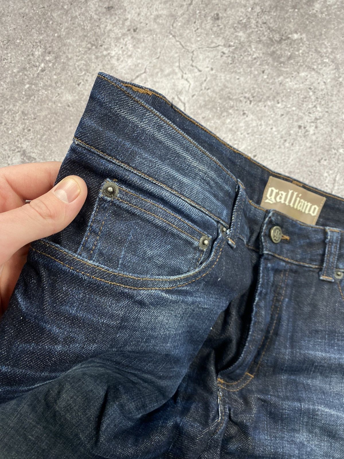 John Galliano Galliano Denim Shorts Y2k Jeans Distressed Baggy Size US 34 / EU 50 - 4 Thumbnail