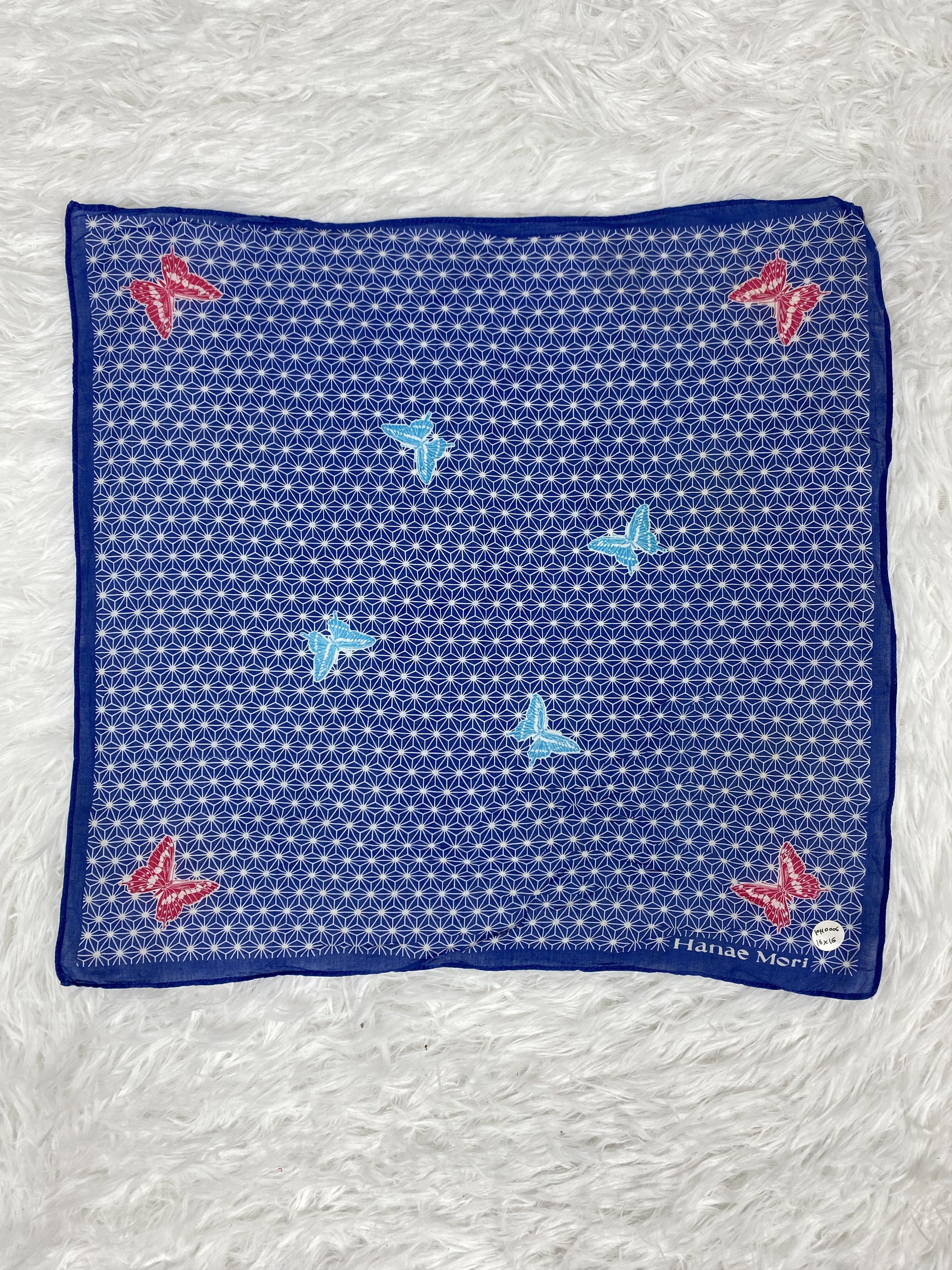 Hanae Mori × Vintage Vintage Hanae Mori Handkerchief PH0006 Size ONE SIZE - 3 Thumbnail