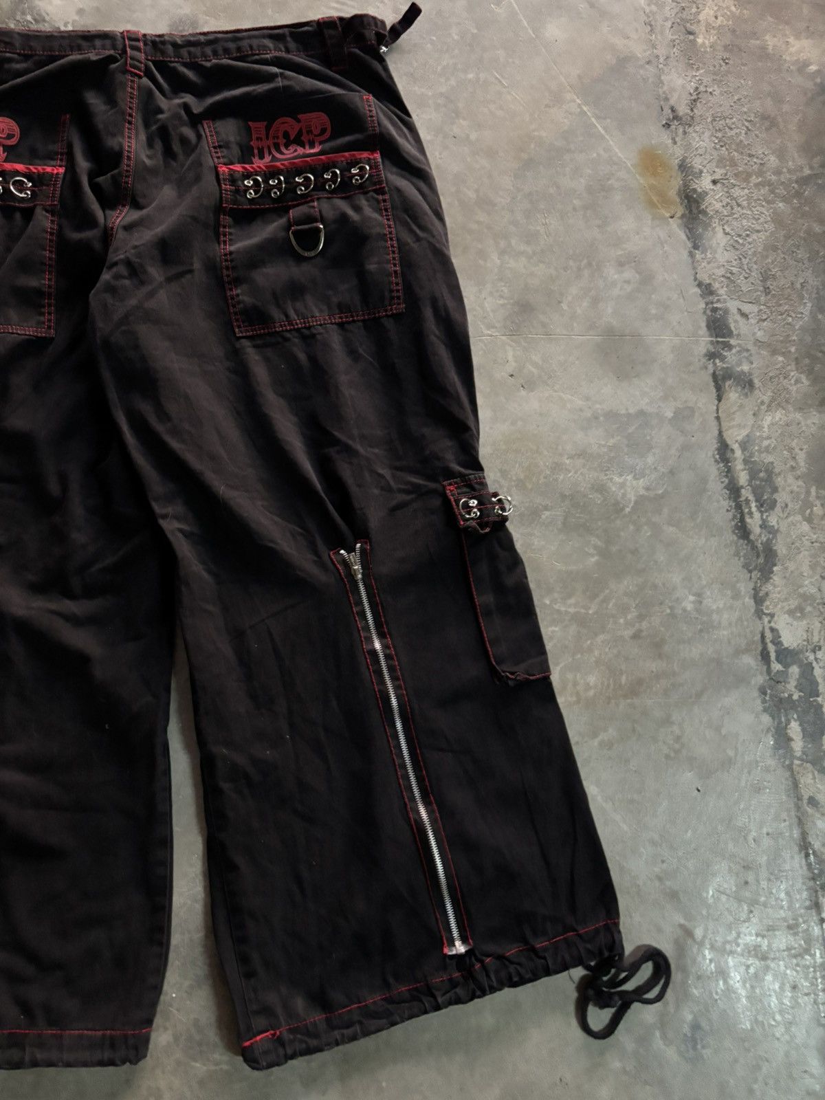 Tripp NYC 🔥🤡SUPER RARE BAGGY TRIPP NYC ICP VERSION RAVER GOTHIC PANT🤡🔥 Size US 42 / EU 58 - 21 Thumbnail