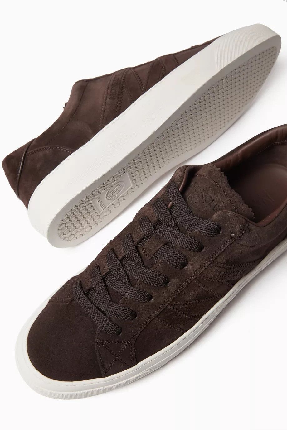Moncler o1s22i1n1124 Monaco M Sneakers in Brown Size US 10 / EU 43 - 4 Thumbnail