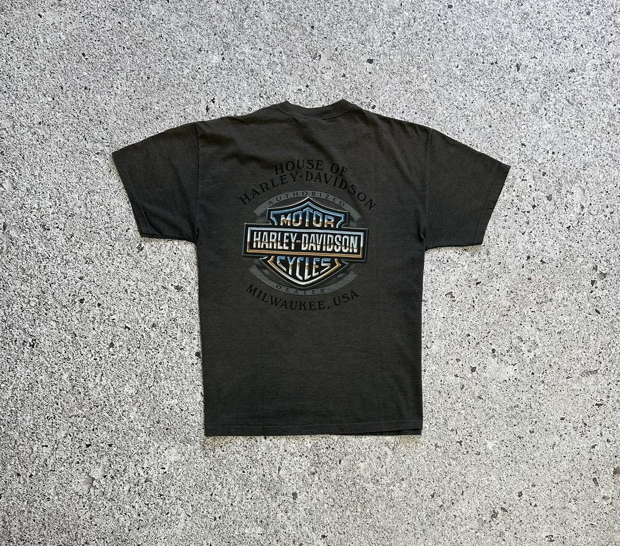 Band Tees × Harley Davidson × Vintage Vintage House Of Harley Davidson Milwaukee USA 2005 Tee Size US L / EU 52-54 / 3 - 3 Thumbnail
