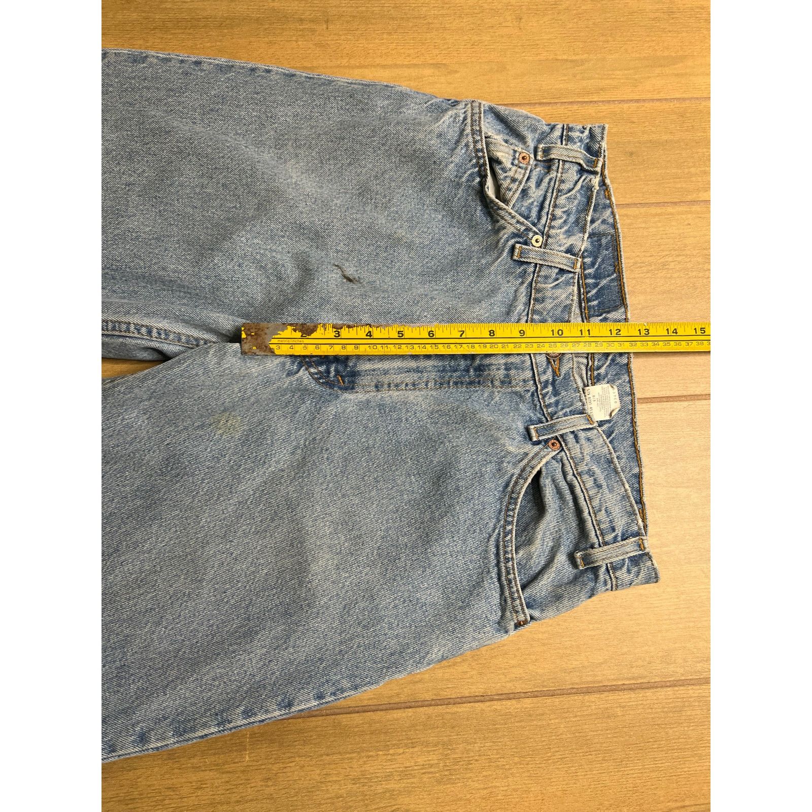 Levi's Vintage Levi’s 560 Loose Fit Tapered Jeans USA 33x32 Orange Size US 33 - 8 Thumbnail