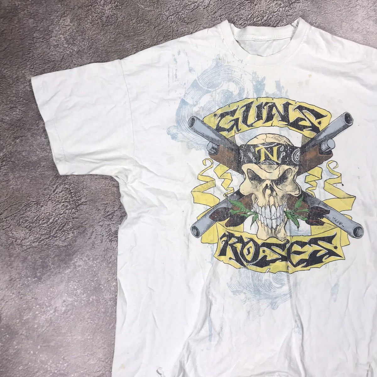 Band Tees VINTAGE Y2K BAND TEE GUNS N ROSES SKULLS DEAD FACE 90s Size US XL / EU 56 / 4 - 5 Thumbnail