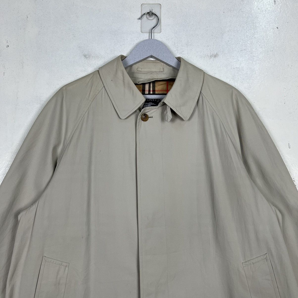 Burberry 🔥 VINTAGE BURBERRY NOVA CHECK TRENCH COAT Size US M / EU 48-50 / 2 - 4 Thumbnail