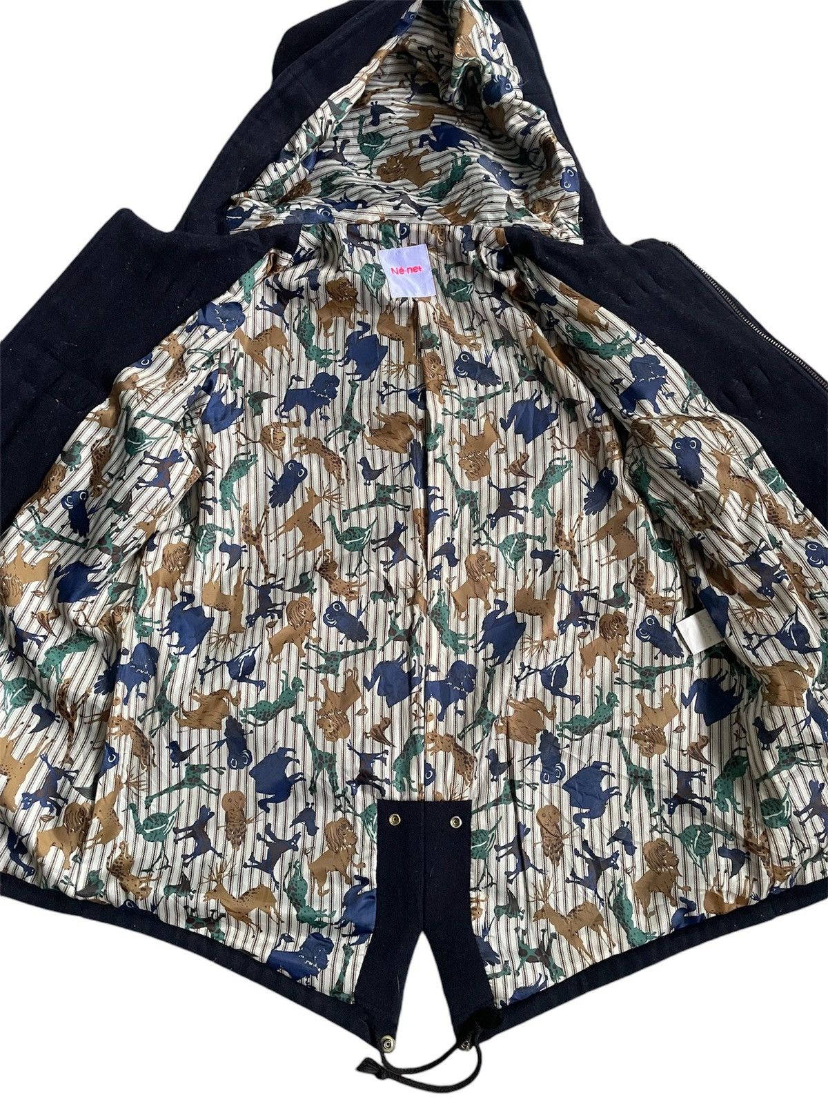 Ne-Net Issey Miyake Ne-Net Hooded Duffle Fishtail Jacket Size US M / EU 48-50 / 2 - 6 Thumbnail