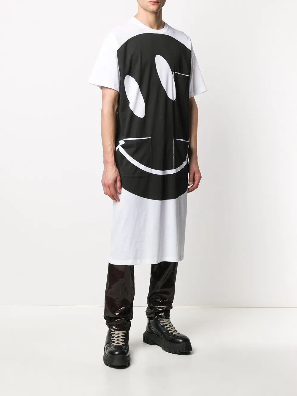 Raf Simons o1y0325 Crewneck T-Shirt in Black/White Size US XS / EU 42 / 0 - 3 Thumbnail