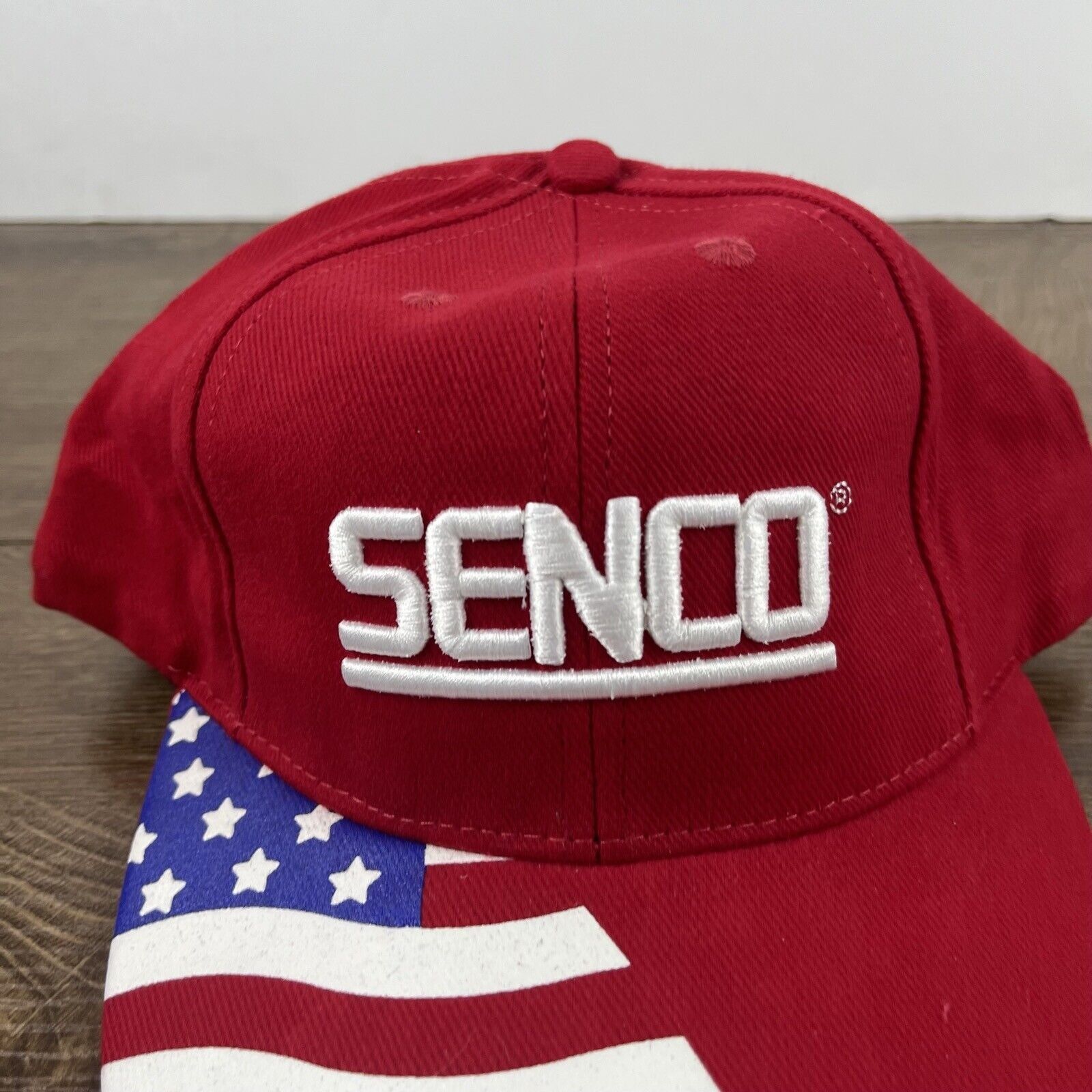 Other SENCO USA Hat Senco Red Cap Hat Adjustable Hat Red Adult Hat Size ONE SIZE - 6 Thumbnail
