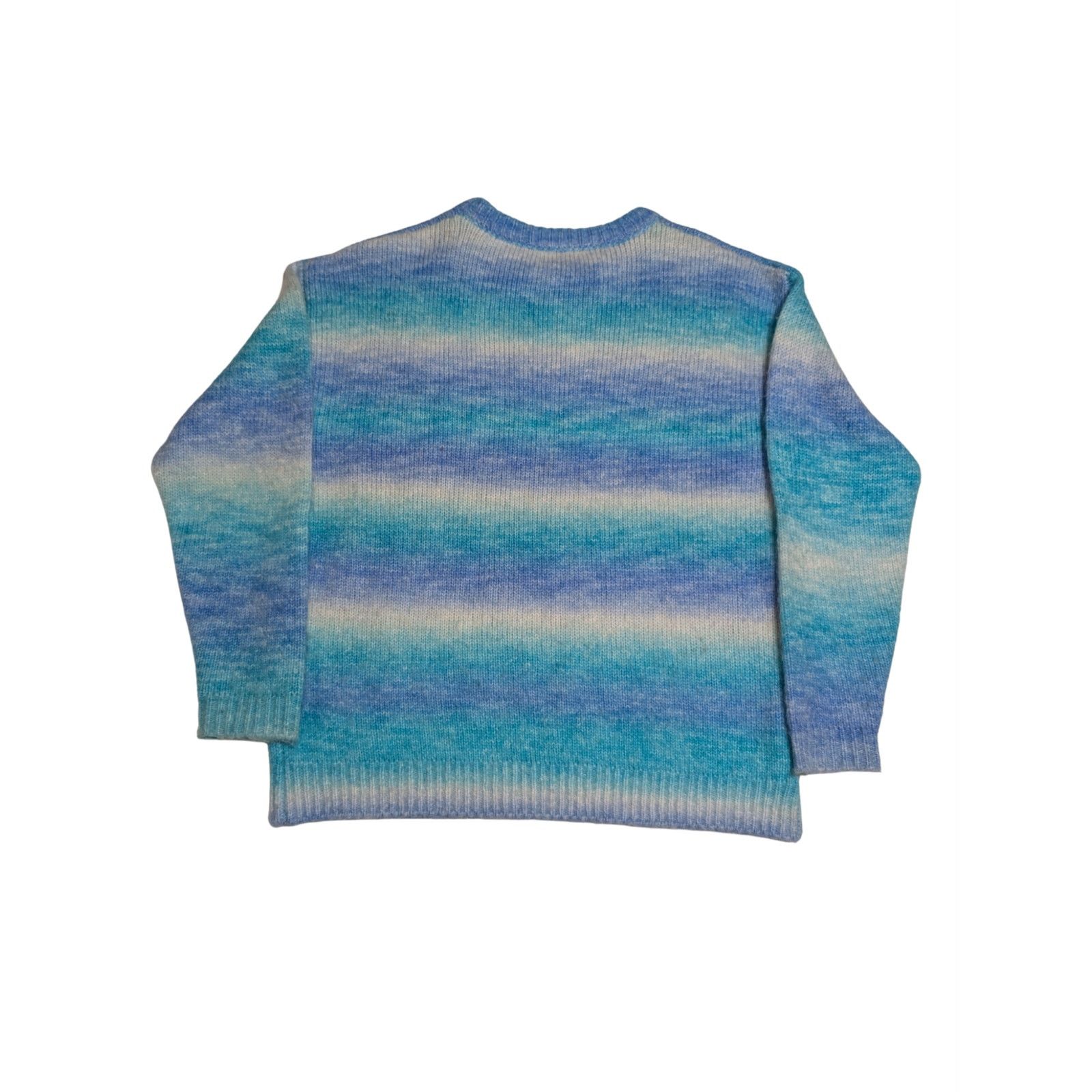 Other Frankies Bikinis Bennie Oversized Blue Horizon Knit Sweater Size L / US 10 / IT 46 - 6 Thumbnail