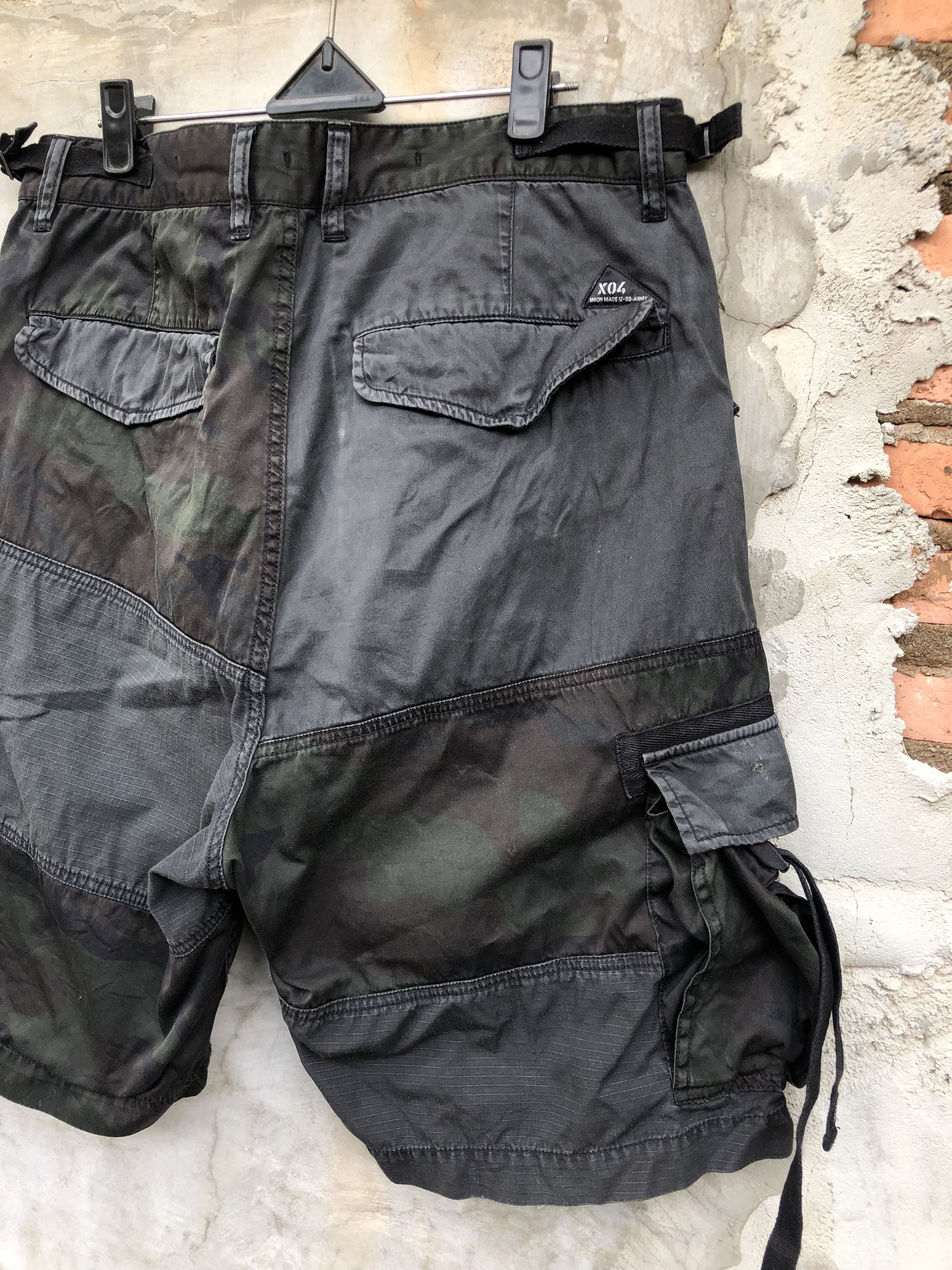 Japanese Brand × izzue Izzue IX-X04 Army patchwork cargo short pants Size US 36 / EU 52 - 9 Thumbnail