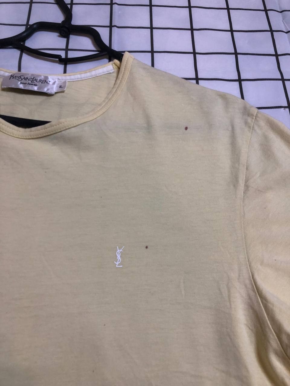 Yves Saint Laurent Vintage Yves Saint Lauren Spellout Shirt Ysl Crewneck Ysl Size US XL / EU 56 / 4 - 2 Thumbnail