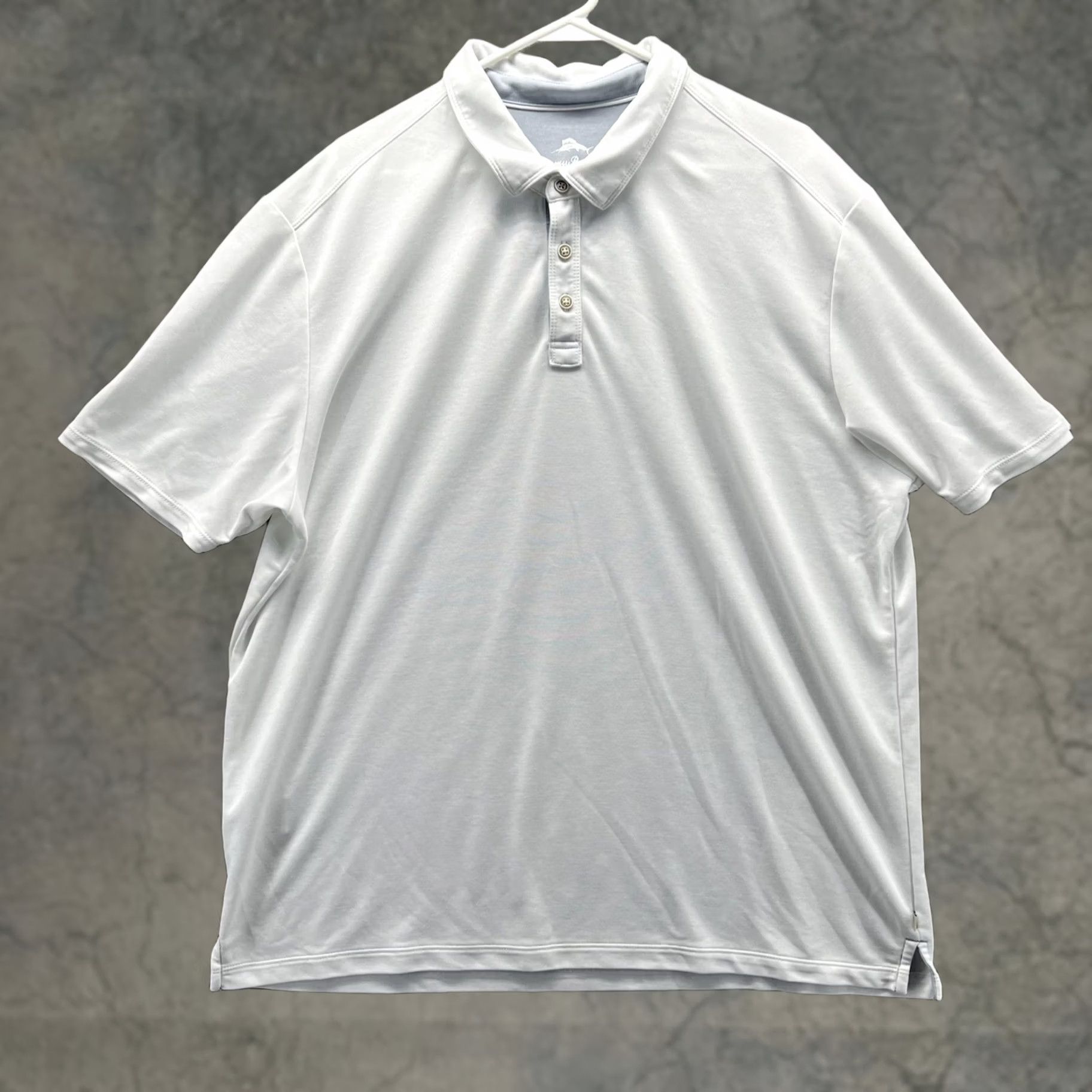 Tommy Bahama Tommy Bahama Polo Shirt Mens 2XL White Solid Tencel Blend Casual Short Sleeve Shirt Mens 2XL White Polo Shirt Casual Summer Vintage: No Mens Size US XXL / EU 58 / 5 - 1 Thumbnail
