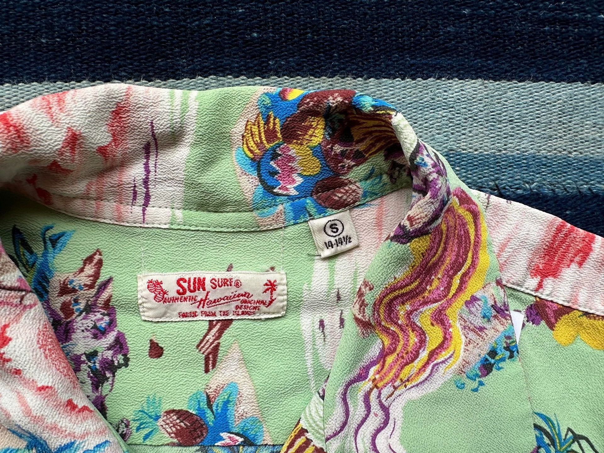 Sun Surf SUN SURF S/S Hawaiian Shirt Island Chronicle Rare Color S Size US S / EU 44-46 / 1 - 4 Thumbnail
